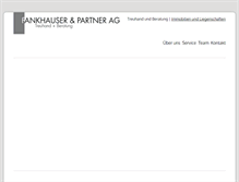 Tablet Screenshot of fankhauser-partner.ch
